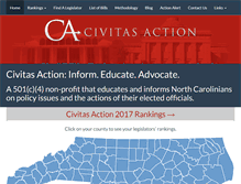 Tablet Screenshot of civitasaction.org